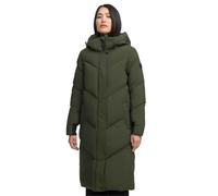 Marikoo Damen Steppmantel Teonaa mit Kapuze & sportlich-elegantem Look L