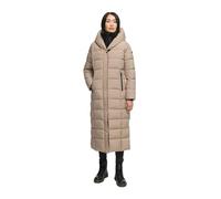 Marikoo Damen Steppmantel Pakoraa mit abnehmbarem Teddyfellkragen 4XL