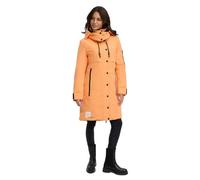 MARIKOO Damen Wintermantel warmer Parka mit Taillenzugband und abnehmbarer Kapuze Anoukaa 16 S-3XL