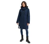 MARIKOO Damen Wintermantel warmer Parka mit Taillenzugband und abnehmbarer Kapuze Anoukaa 16 S-3XL