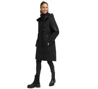MARIKOO Damen Wintermantel warmer Parka mit Taillenzugband und abnehmbarer Kapuze Anoukaa 16 S-3XL
