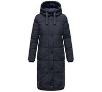 MARIKOO Damen Wintermantel warmer Steppmantel lang mit Kapuze Soranaa XS-XXL