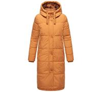 MARIKOO Damen Wintermantel warmer Steppmantel lang mit Kapuze Soranaa XS-XXL