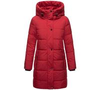 MARIKOO Damen Wintermantel warmer Steppmantel lang mit Kapuze und hohem Kragen Karumikoo XVI XS-5XL