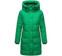 MARIKOO Damen Wintermantel warmer Steppmantel lang mit Kapuze und hohem Kragen Karumikoo XVI XS-5XL