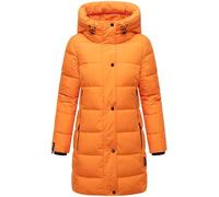 MARIKOO Damen Wintermantel warmer Steppmantel lang mit Kapuze und hohem Kragen Karumikoo XVI XS-5XL