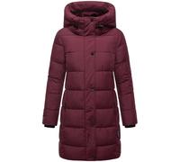 MARIKOO Damen Wintermantel warmer Steppmantel lang mit Kapuze und hohem Kragen Karumikoo XVI XS-5XL