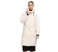 MARIKOO Damen Wintermantel (XS-3XL) - gesteppt, mit Kapuze & Reißverschlussschlitze - N082