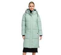 Winter Steppmantel mit Kapuze "Michikoo XVI" Smokey Mint L