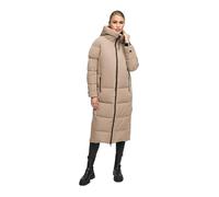 Marikoo Damen Winter Steppmantel Honiaa XVI mit Kapuze & Reißverschlusstaschen L