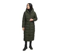 MARIKOO Damen Wintermantel (XS-6XL) - winddicht, gesteppt, Kapuze, abnehmbarer Teddykragen - N088