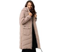 Winterjacke MARIKOO "Tomomii XVI" Gr. L, grau (taupe grau), Damen, Obermaterial: 100% Polyester; Innenmaterial: 100% Polyester; Fütterung & Wattierung: 100% Polyester, Jacken, warmer Winter Stepp Mant