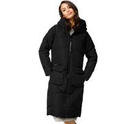 MARIKOO Damen Wintermantel (XS-XXL) - Leicht, Wasserabweisend, Steppmantel, 4 Taschen, 2 Wege Reißverschluss, Warme Jacke Frauen B984 (M, Schwarz)