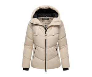 Marikoo Damen Wintersteppjacke Kwamee mit Kapuze & Zwei-Wege-Reißverschluss L