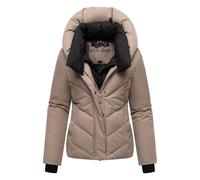 Winterjacke MARIKOO "Nadiraa", Damen, Gr. M, beige (taupe grau), Obermaterial: 100% Polyester; Futter: 100% Polyester; Wattierung: 100% Polyester; Ärmelfutter: 100% Polyester, Jacken, 2-in-1 Funktion