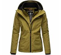 MARIKOO Designer Damen Übergangs Jacke leicht gefüttert Kapuze kurz B659