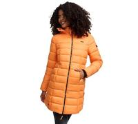 MARIKOO Herbst Winter Übergangs Steppmantel Jacke Mantel gesteppt B603 [B603-Abend-Apricot-Sorbet-Gr.M]