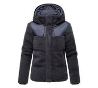 Marikoo Kapuzenplüschjacke Damen marine, XL