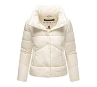 Marikoo kurze Damen Steppjacke mit Kragen & Druckknöpfen - Jalliaa