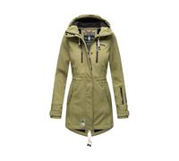 Marikoo lange Damen Steppjacke Abendsternchen mit abnehmbarer Kapuze S