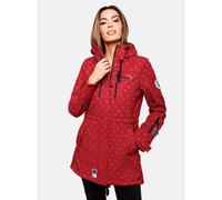 Marikoo lange Damen Steppjacke Abendsternchen mit abnehmbarer Kapuze S