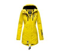 Marikoo lange Damen Steppjacke Abendsternchen mit abnehmbarer Kapuze XS