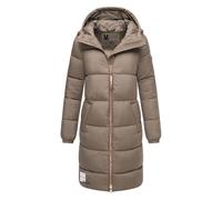 Winterjacke MARIKOO "Nomadiaa" Gr. 3XL, grau (stone brown) Damen Jacken (92017016-XXXL) stone brown