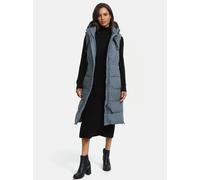 Lange gesteppte Outdoorweste "Narikaa 16" Stormy Blue M