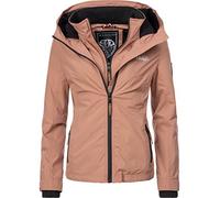Outdoorjacke MARIKOO "Erdbeere" Gr. L (40), braun (rostbraun) Damen Jacken Outdoorjacken sportliche Funktionsjacke mit Kapuze (68001530-L)