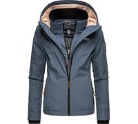 Outdoorjacke MARIKOO "Erdbeere", Damen, Gr. XL (42), blau (rauchblau), Oberstoff: 100% Polyester, Futter: 100% Polyester, Wattierung: 100% Polyester, Ärmelfutter: 100% Polyester, sportlich, tailliert 
