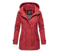 Marikoo leichte Damen Übergangsjacke mit abnehmbarer Kapuze L