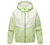 MARIKOO leichte Damen Übergangsjacke oversize Bomberjacke kurz mit Kapuze Liubkaa Pastel Lime Gr. L