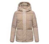 Marikoo Plüschjacke Damen taupe, XL