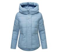 MARIKOO Damen Winterjacke (XS-3XL) - Steppjacke, Schlaufen auf der Innenseite, geringes Eigengewicht, Warme Jacke Frauen - N019 (M, Powder Blue)
