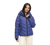 Winterjacke MARIKOO "Samuiaa XVI", Damen, Gr. S, blau (blau violet), Obermaterial: 100% Polyester; Futter: 100% Polyester; Wattierung: 100% Polyester; Ärmelfutter: 100% Polyester, Jacken, mit Kapuze (