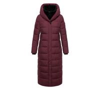 Winterjacke MARIKOO "Pakoraa", Damen, Gr. XL, wine, Obermaterial: 100% Polyester; Futter: 100% Polyester; Wattierung: 100% Polyester; Ärmelfutter: 100% Polyester, Jacken, extra langer Winter Mantel mi