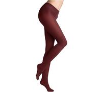 MARILYN Blickdichte Strumpfhose 40 DEN Matt Elastisch Elegant aus Mikrofaser TONIC 40 Burgund Gr. 4/L