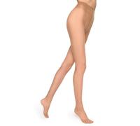 MARILYN Strumpfhose Damen 15 DEN Transparente Halbmatte Strumpfhosen (1 Paar, 36 S, Beige)