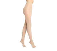 MARILYN Strumpfhose Damen 20 DEN Klassische Halb Transparente Matte Strumpfhosen aus Mikrofaser (1 Paar, 38/40 M/L, Mandel/Almond)