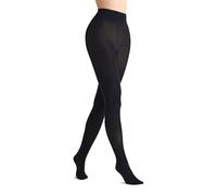 MARILYN Thermo Strumpfhose Damen 80 DEN Warme Strumpfhosen Winter Keep Heat Dünne Thermostrumpfhose (1 Paar, 36/38 S/M, Schwarz/Black)