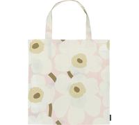 Marimekko - Pieni Unikko Tote Bag, Rosa / Altweiß / Sand - Rosa