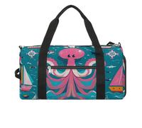 Marine Creatures Turnbeutel für Herren und Damen, wasserdichte Sporttasche, große Reisetasche für Reisen, Workout