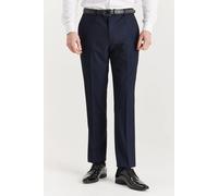 Marineblaue Anzughose für Herren im Prince-of-Wales-Stil 30 (Größe)