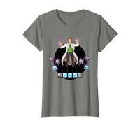 Mario Lab Twitch-T-Shirt T-Shirt, Damen, Heidekraut/Armeegrün, 3XL