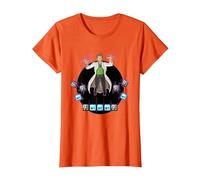 Mario Lab Twitch-T-Shirt T-Shirt, Damen, Orange, 3XL