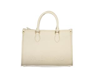 Mario Valentino Beigefarbene Polyethylen-Handtasche Einheitsgröße