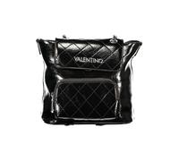 Mario Valentino Schwarz Polyurethan Damenrucksack Schwarz