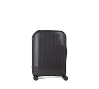 VALENTINO Wood Carry On Suitcase M Nero