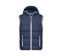 Maritime Weste "JN1076" - James & Nicholson Navy/White XXL