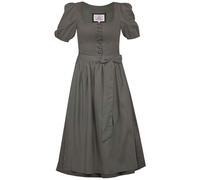 Marjo Arm-Dirndl Aubstadt | Mididirndl mit Knöpfen & Ärmchen 75cm Länge | Damen (DE/NL/SE/PL, Numerisch, 36, Regular, Regular, pinie/grün)